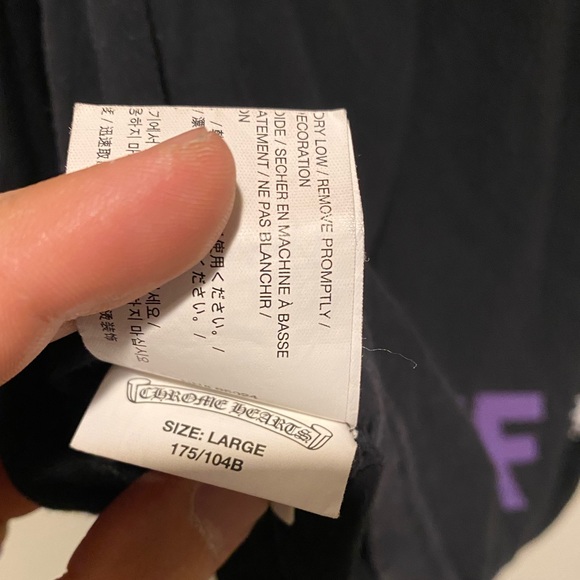 Rare Chrome Hearts Staff Long Sleeve Tee - Picture 6 of 10